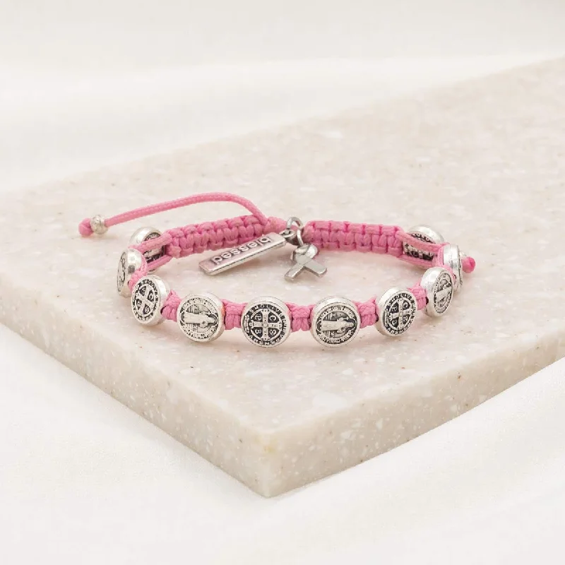 gothic-inspired hawk claw bracelet-Blessing for a Cure Breast Cancer Awareness Bracelet