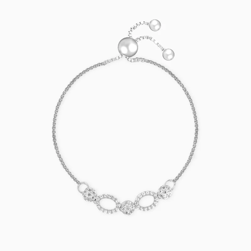 inscribed dynasty chain bracelet-Silver Love Me More Bracelet