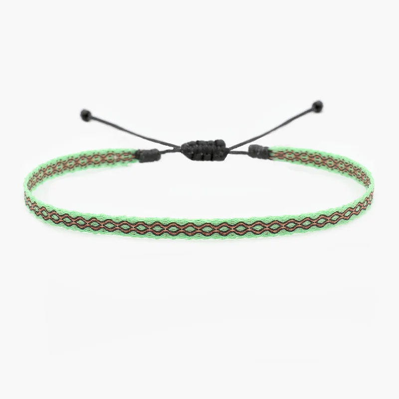 vintage-inspired ruby bracelet-Handmade Purnama Bracelet (Light Green)