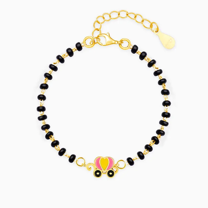 modern sleek crest peak bracelet-Golden Fairy Tale Infant Bracelet (0-18 months)