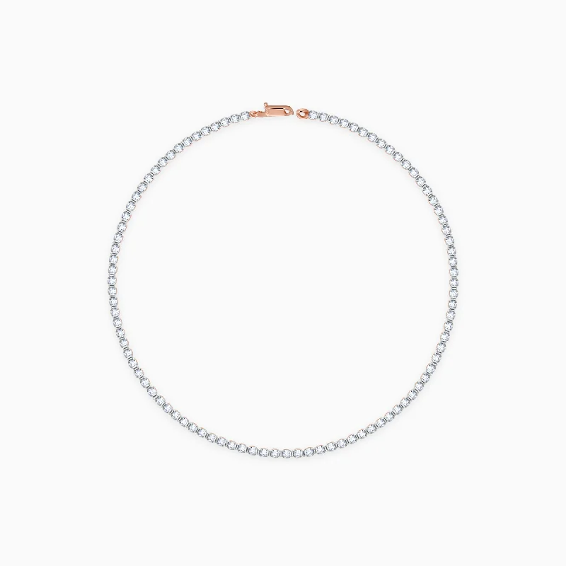 artisan-crafted rose bracelet-Rose Gold Simply Gracious Diamond Bracelet