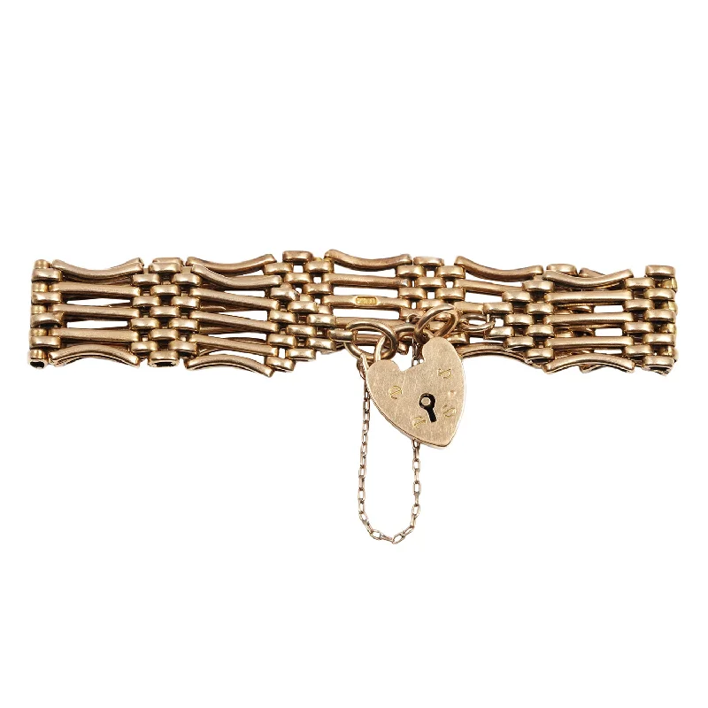 inscribed heritage chain bracelet-Sweetheart Gate Bracelet