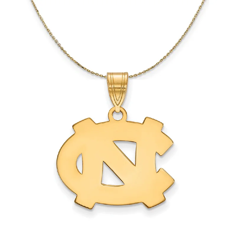 14k Yellow Gold North Carolina Medium 'NC' Necklace