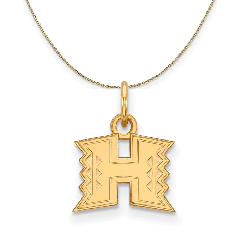 14k Yellow Gold The U. of Hawai'i X-Small Necklace