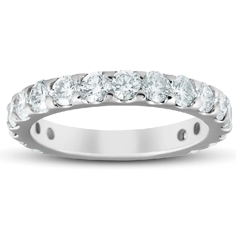 bohemian peak summit ring-10k White Gold 1.90Ct Diamond Wedding Ring