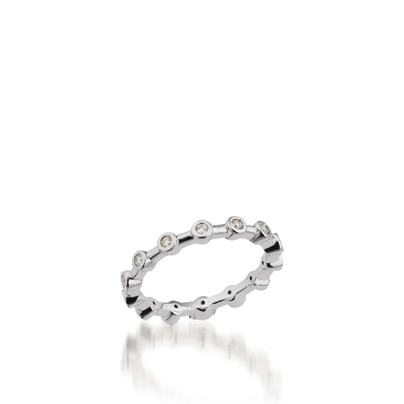 inscribed forever ring-Paloma Diamond Stack Ring