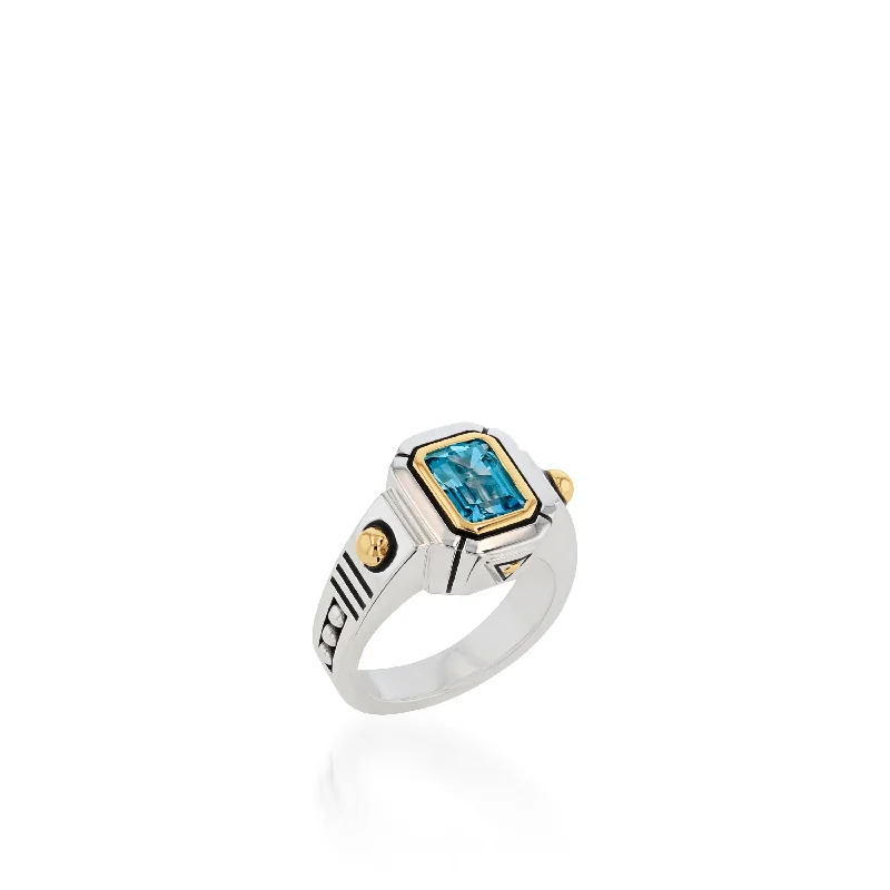 inscribed tradition ring-Sahara Small Gemstone Ring