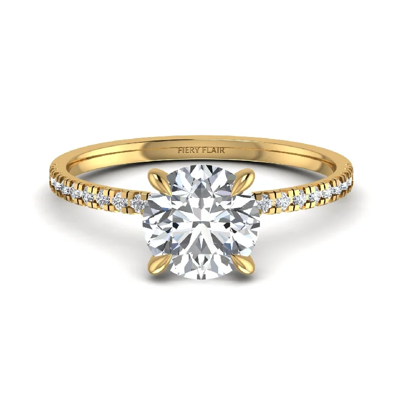 bohemian crest summit ring-Solitaire 2.24CT Diamond Ring