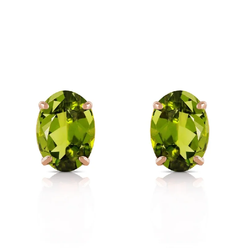 minimalist summit crest earrings-1.8 CTW 14K Solid Gold Love Essentials Peridot Earrings